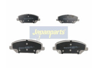 Brake Pad Set, disc brake PA-H25AF Japanparts