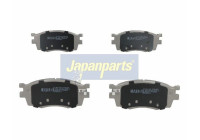 Brake Pad Set, disc brake PA-K12AF Japanparts