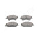 Brake Pad Set, disc brake PA-K26AF Japanparts, Thumbnail 2