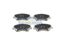 Brake Pad Set, disc brake PA-K26AF Japanparts
