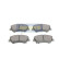 Brake Pad Set, disc brake PA-K26AF Japanparts, Thumbnail 2