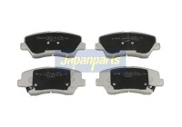 Brake Pad Set, disc brake PA-K31AF Japanparts
