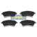 Brake Pad Set, disc brake PA-L03AF Japanparts, Thumbnail 2