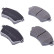 Brake Pad Set, disc brake PA-L03AF Japanparts