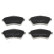 Brake Pad Set, disc brake PA-L03AF Japanparts, Thumbnail 2