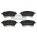 Brake Pad Set, disc brake PA-L03AF Japanparts, Thumbnail 2