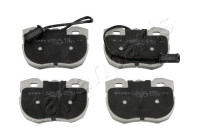 Brake Pad Set, disc brake PA-L10AF Japanparts