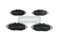 Brake Pad Set, disc brake PA-W04AF Japanparts