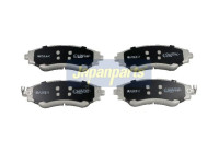 Brake Pad Set, disc brake PA-W05AF Japanparts