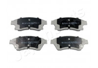 Brake Pad Set, disc brake PA-W12AF Japanparts