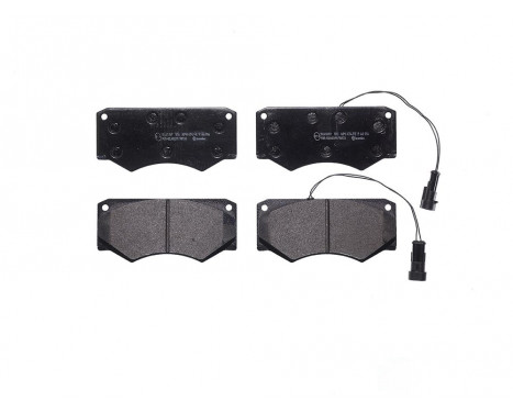 Brake Pad Set, disc brake PA6016 Brembo