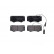 Brake Pad Set, disc brake PA6016 Brembo