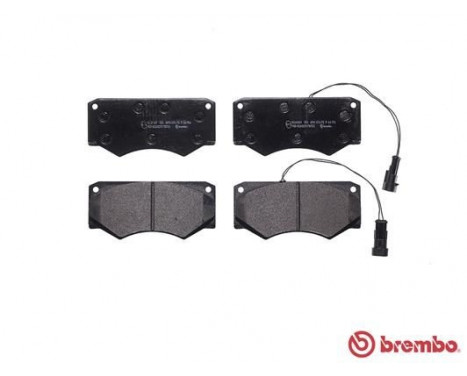 Brake Pad Set, disc brake PA6016 Brembo, Image 2