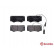 Brake Pad Set, disc brake PA6016 Brembo, Thumbnail 2