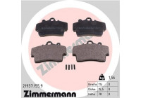 Brake Pad Set, disc brake pb:z 21937.155.9 Zimmermann