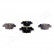 Brake Pad Set, disc brake PP-0004AF Japanparts, Thumbnail 3