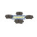 Brake Pad Set, disc brake PP-0007AF Japanparts, Thumbnail 2
