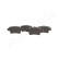 Brake Pad Set, disc brake PP-0011AF Japanparts