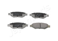 Brake Pad Set, disc brake PP-007AF Japanparts