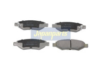 Brake Pad Set, disc brake PP-007AF Japanparts