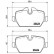 Brake Pad Set, disc brake PP-0100AF Japanparts, Thumbnail 2