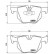 Brake Pad Set, disc brake PP-0108AF Japanparts, Thumbnail 2