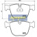 Brake Pad Set, disc brake PP-0109AF Japanparts, Thumbnail 2