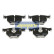 Brake Pad Set, disc brake PP-0111AF Japanparts