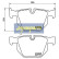 Brake Pad Set, disc brake PP-0111AF Japanparts, Thumbnail 2