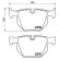 Brake Pad Set, disc brake PP-0111AF Japanparts, Thumbnail 2