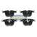 Brake Pad Set, disc brake PP-0115AF Japanparts