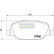 Brake Pad Set, disc brake PP-0202AF Japanparts, Thumbnail 2