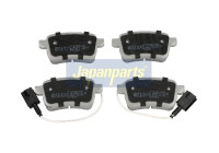 Brake Pad Set, disc brake PP-0205AF Japanparts