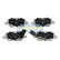 Brake Pad Set, disc brake PP-0206AF Japanparts