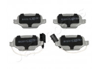 Brake Pad Set, disc brake PP-0207AF Japanparts