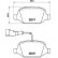 Brake Pad Set, disc brake PP-0207AF Japanparts, Thumbnail 2