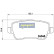 Brake Pad Set, disc brake PP-0212AF Japanparts, Thumbnail 2