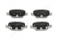 Brake Pad Set, disc brake PP-0214AF Japanparts