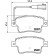 Brake Pad Set, disc brake PP-0215AF Japanparts, Thumbnail 2