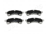 Brake Pad Set, disc brake PP-0219AF Japanparts