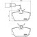 Brake Pad Set, disc brake PP-0301AF Japanparts, Thumbnail 2