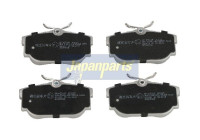 Brake Pad Set, disc brake PP-0301AF Japanparts