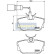 Brake Pad Set, disc brake PP-0301AF Japanparts, Thumbnail 2