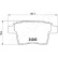 Brake Pad Set, disc brake PP-0306AF Japanparts, Thumbnail 2