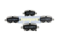 Brake Pad Set, disc brake PP-0400AF Japanparts