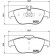 Brake Pad Set, disc brake PP-0505AF Japanparts, Thumbnail 2