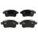 Brake Pad Set, disc brake PP-0508AF Japanparts