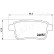 Brake Pad Set, disc brake PP-0508AF Japanparts, Thumbnail 2