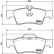 Brake Pad Set, disc brake PP-0511AF Japanparts, Thumbnail 2