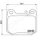Brake Pad Set, disc brake PP-0519AF Japanparts, Thumbnail 2